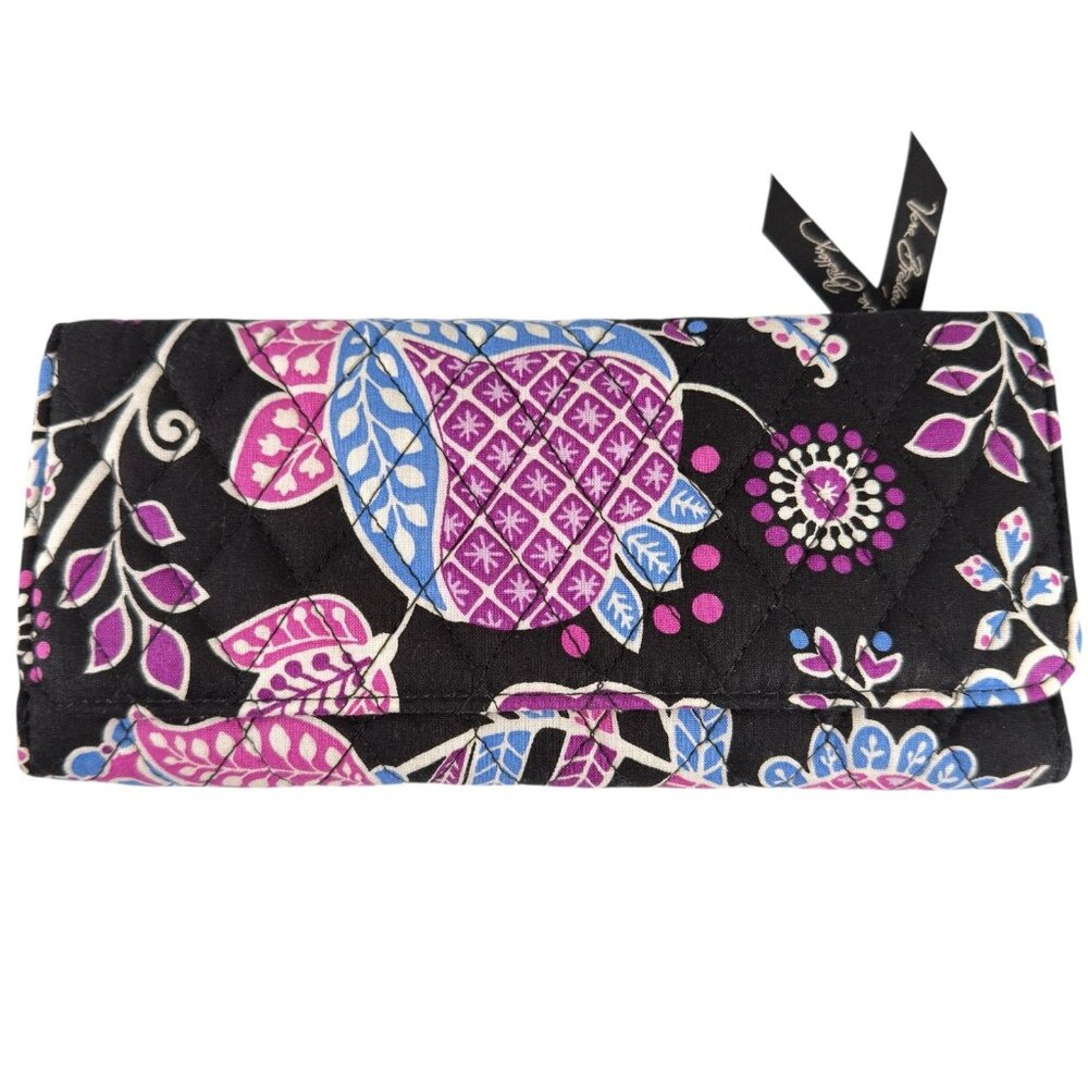 Vera Bradley ALPINE FLORAL TRIFOLD WALLET CLUTCH